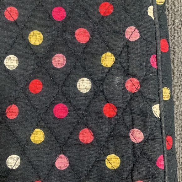 Vera Bradley Lighten up Laptop Tablet Sleeve Large Retired Havana Dots Quilted - Picture 13 of 17